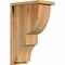 Ekena Millwork Ridgewood Rough Sawn Corbel w/Backplate, Western Red Cedar, 8"W x 14"D x 22"H COR08X14X22RID01RWR - alternate 1